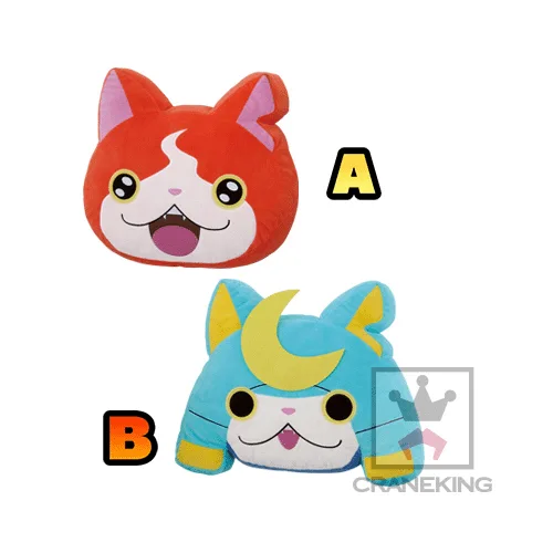 Big Face Cushion Jibanyan Shogunyan Destockjapan - Main Image