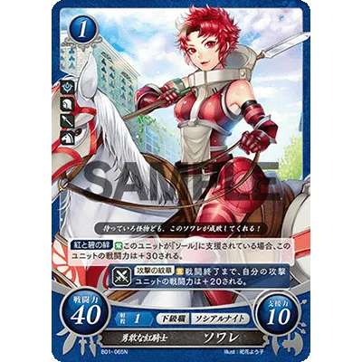 B01-065N Sully: Gallant Crimson Knight