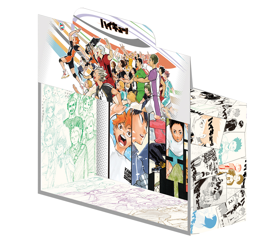 Haikyu Manga Boxes Set With 10 Bookmarks